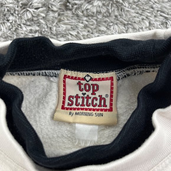 top stitch Tops Vintage Top Stitch Morning Sun Sweatshirt Woman